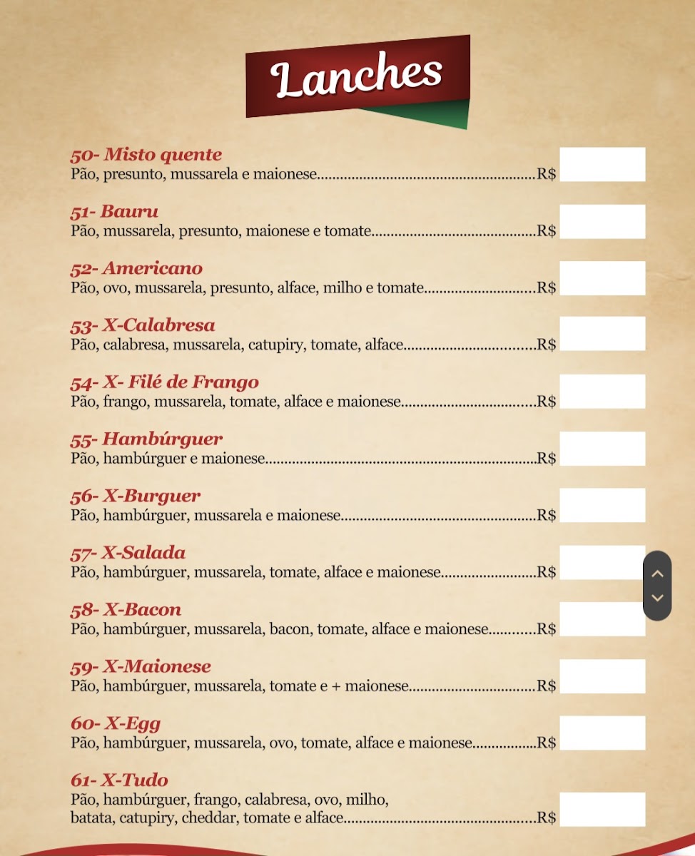 Menu Pizzaria E Restaurante Cambuí-3