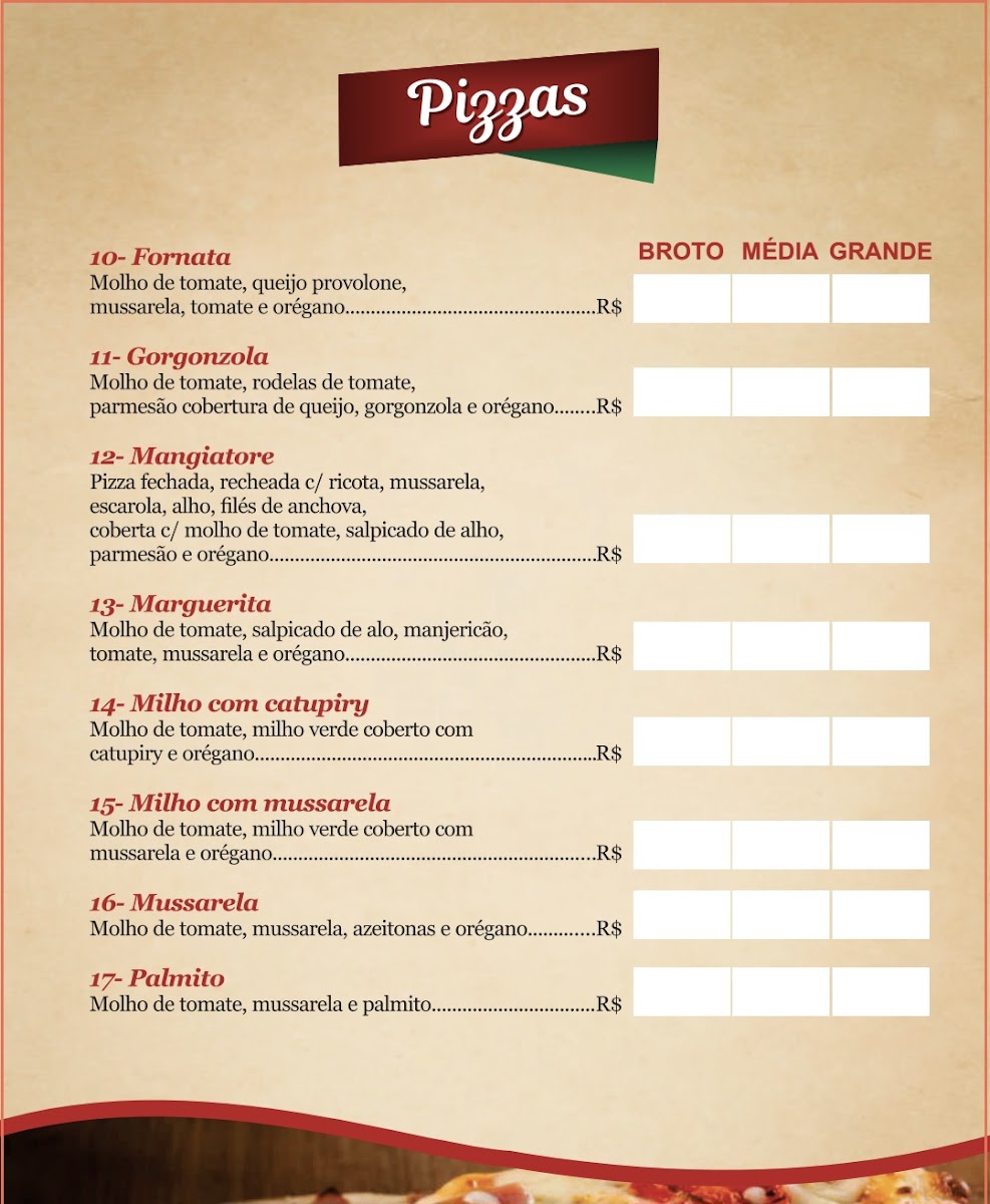 Menu Pizzaria E Restaurante Cambuí-4