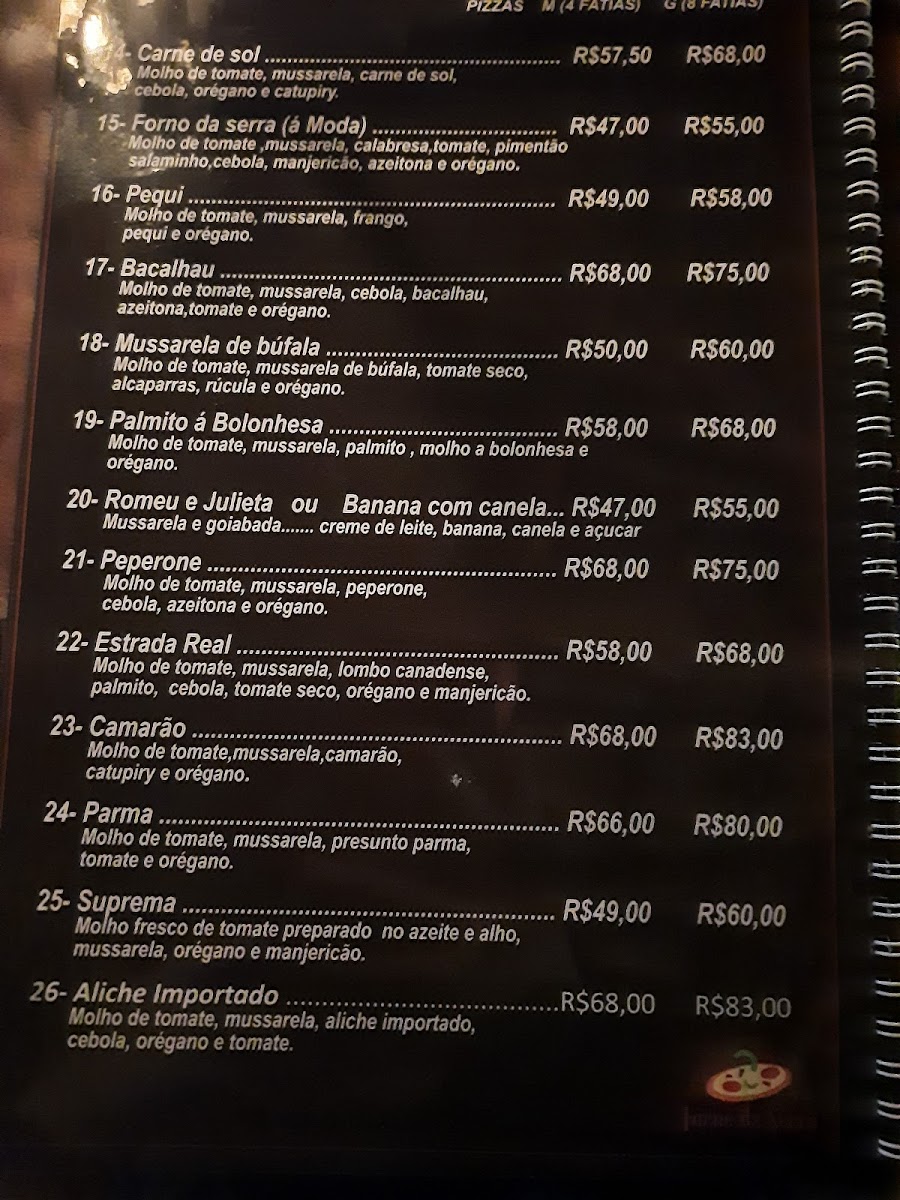 Menu Pizzaria Forno Da Serra-4