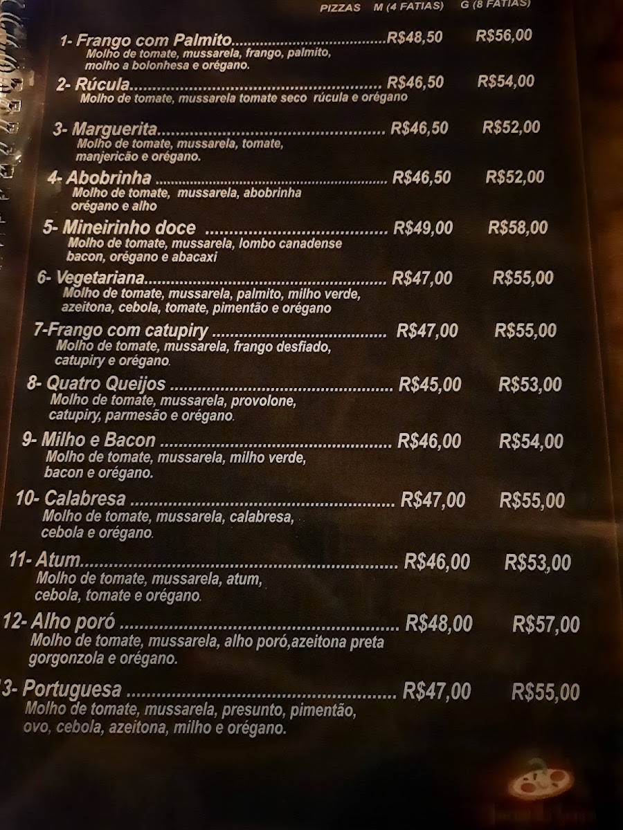 Menu Pizzaria Forno Da Serra-9