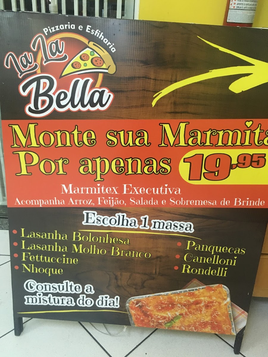 Menu Pizzaria La La Bella Sumaré-1