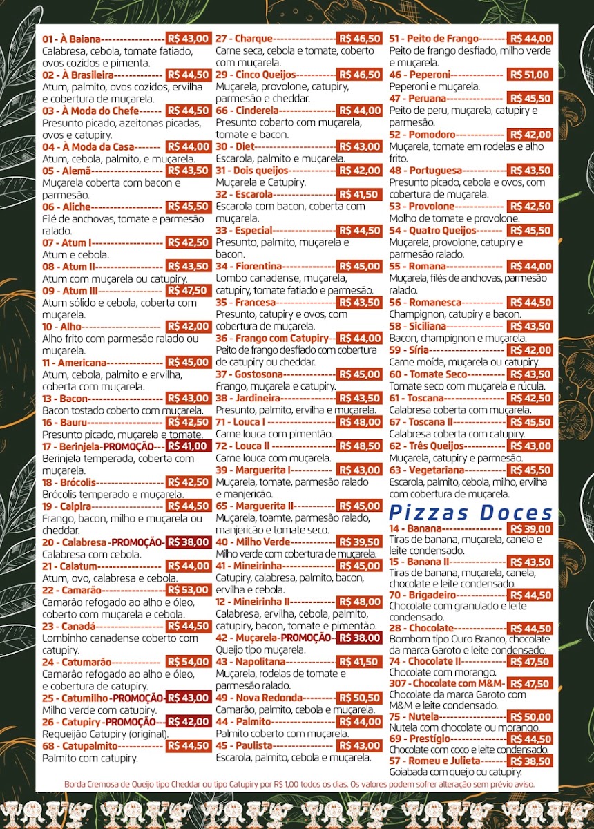 Menu Pizzaria Nova Redonda-2