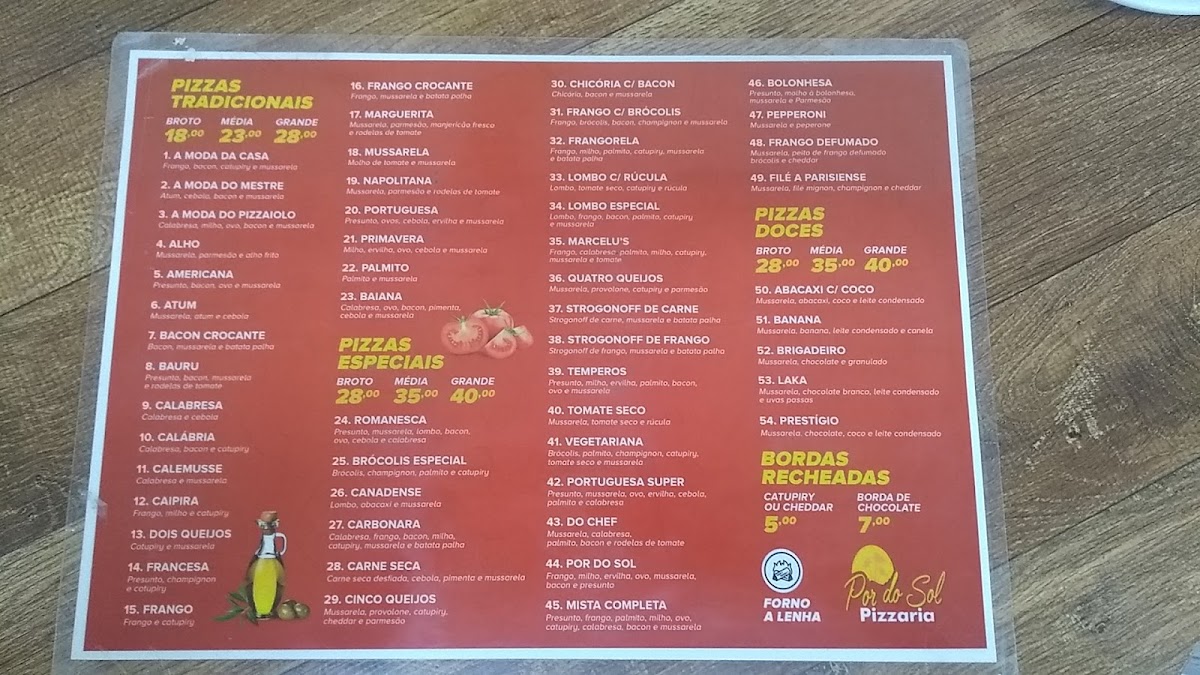 Menu Pizzaria Por Do Sol-3