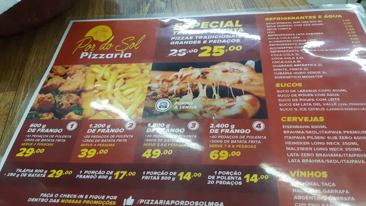 Menu Pizzaria Por Do Sol-5