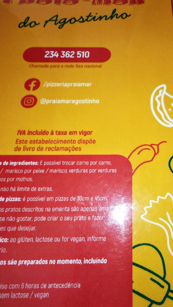 Menu Pizzaria Praia Mar Do Agostinho-10