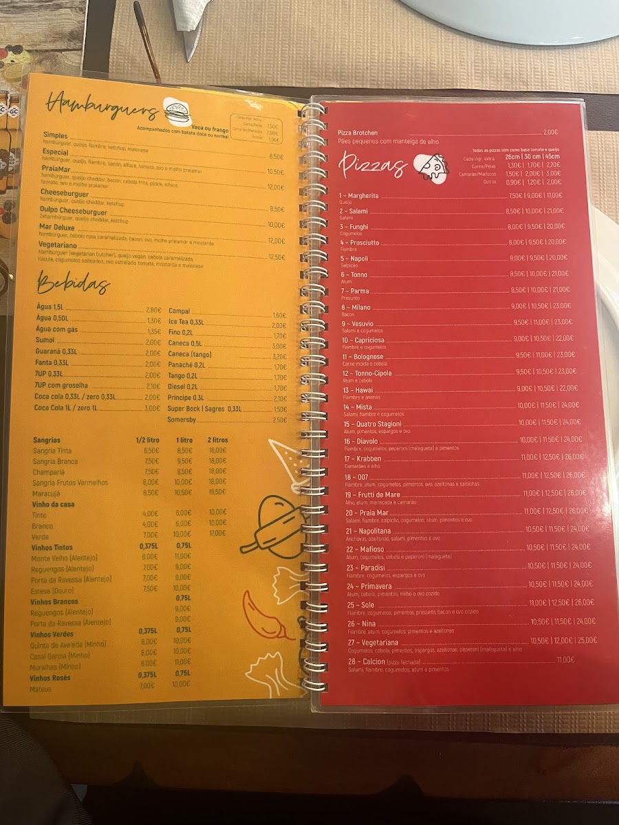 Menu Pizzaria Praia Mar Do Agostinho-3