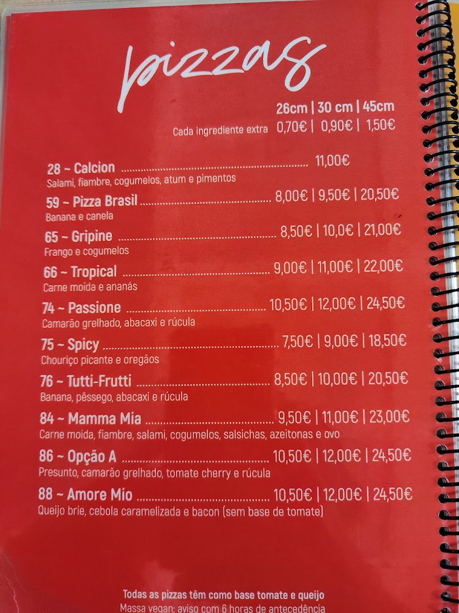 Menu Pizzaria Praia Mar Do Agostinho-8