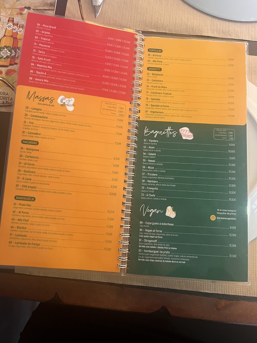 Menu Pizzaria Praia Mar Do Agostinho-9