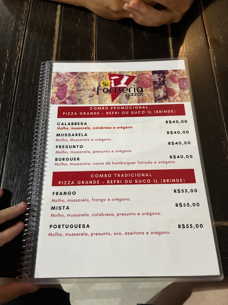 Menu Pizzaria Sr. Forneria Pizzas Paragominas-2