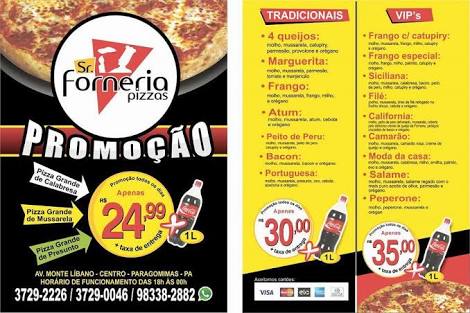 Menu Pizzaria Sr. Forneria Pizzas Paragominas-7