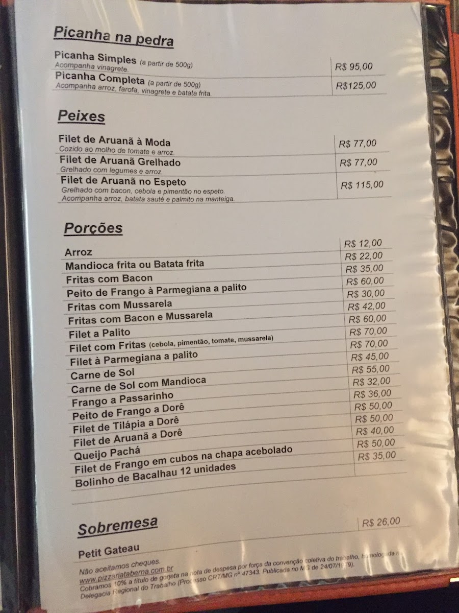 Menu Pizzaria Taberna-1