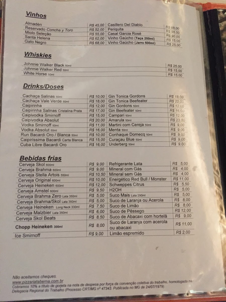 Menu Pizzaria Taberna-3