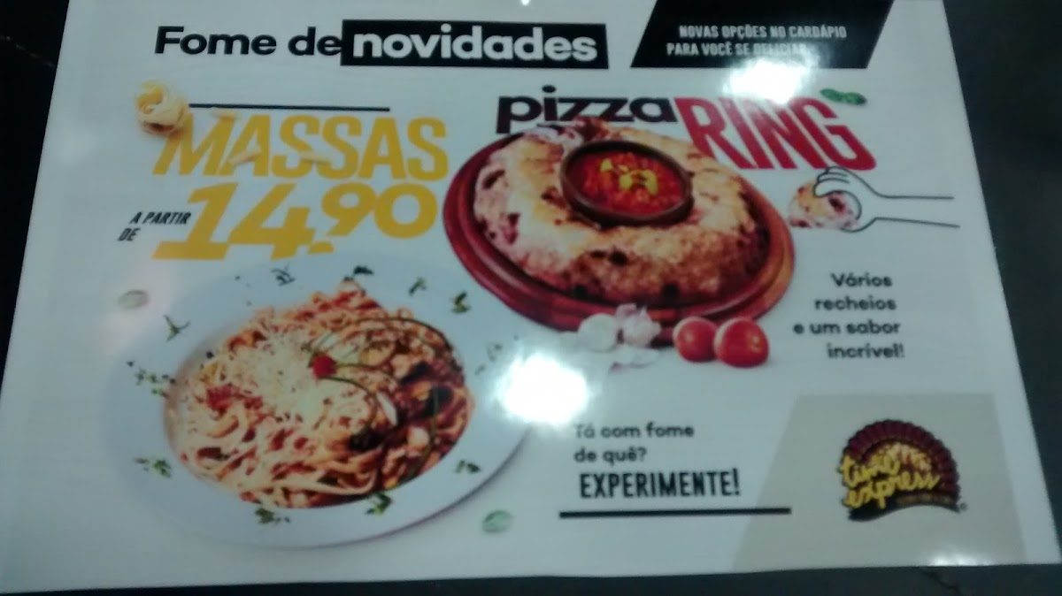 Menu Pizzaria Time Express-1