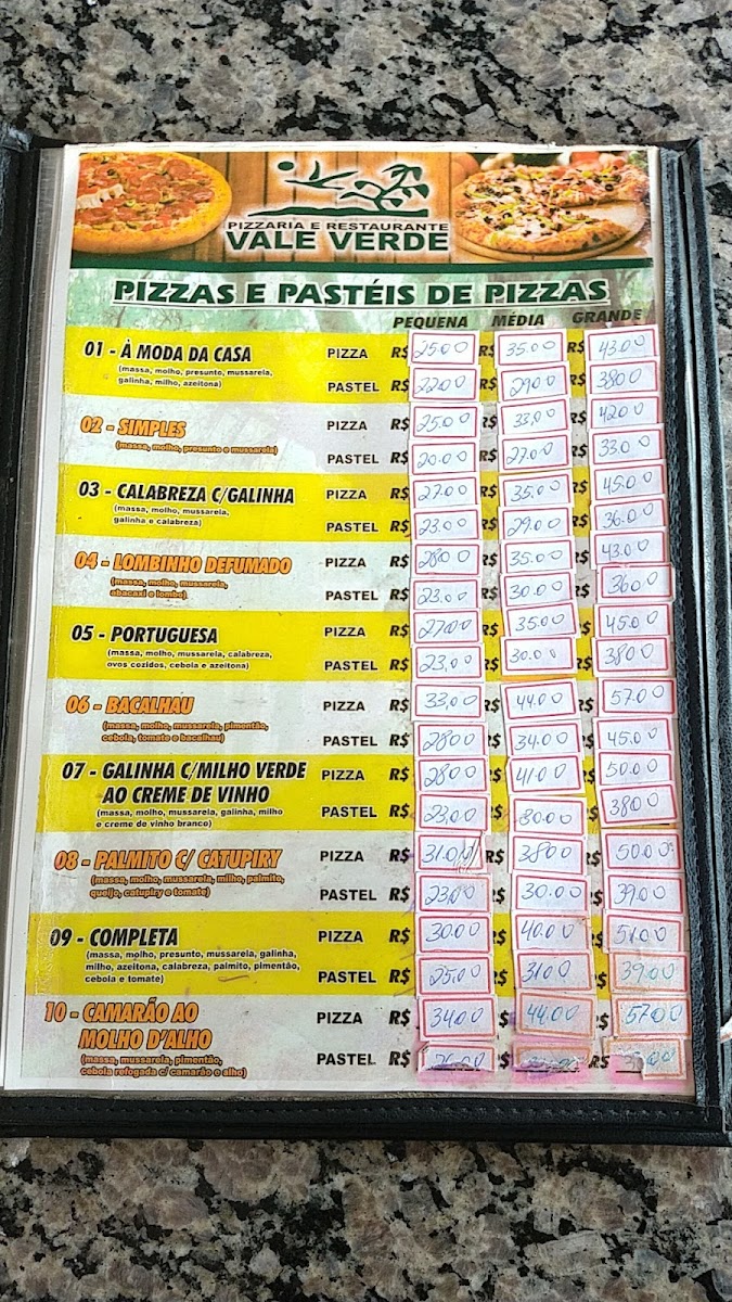 Menu Pizzaria Vale Verde-1