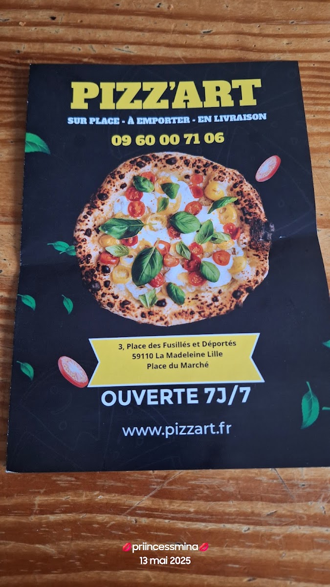 Menu Pizz'art - La Madeleine-4