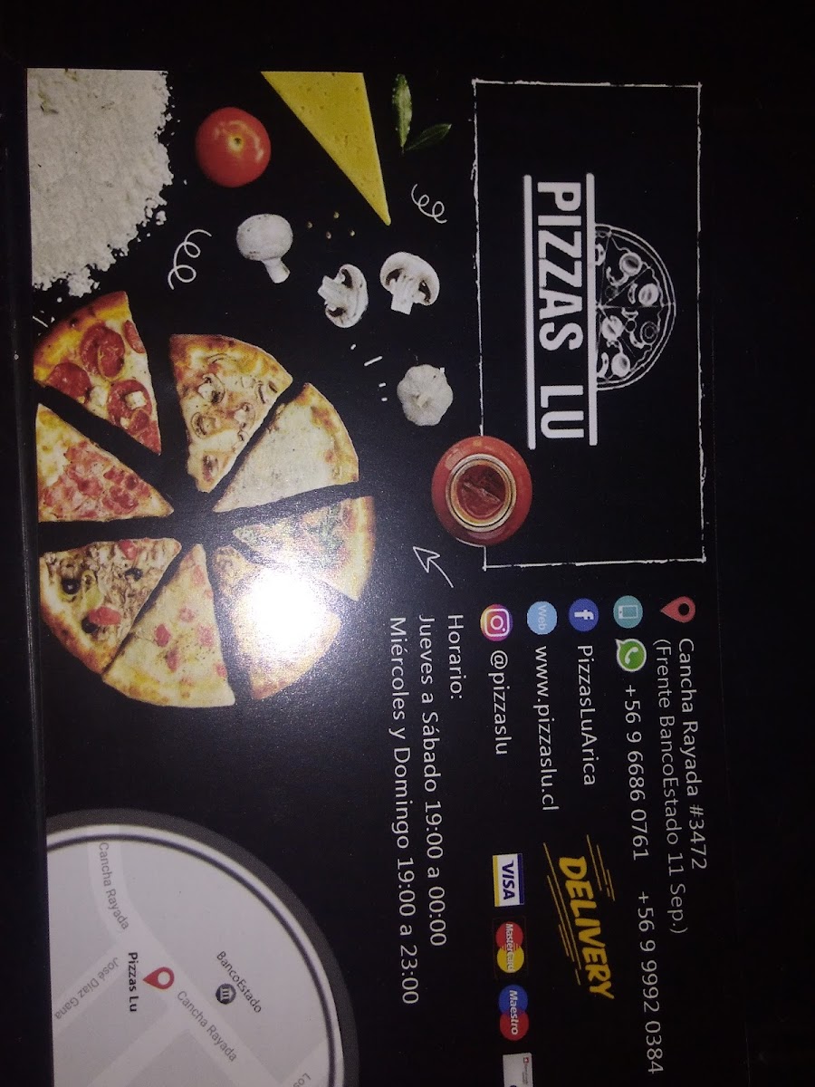 Menu Pizzas Lu Pizzería Delivery-3