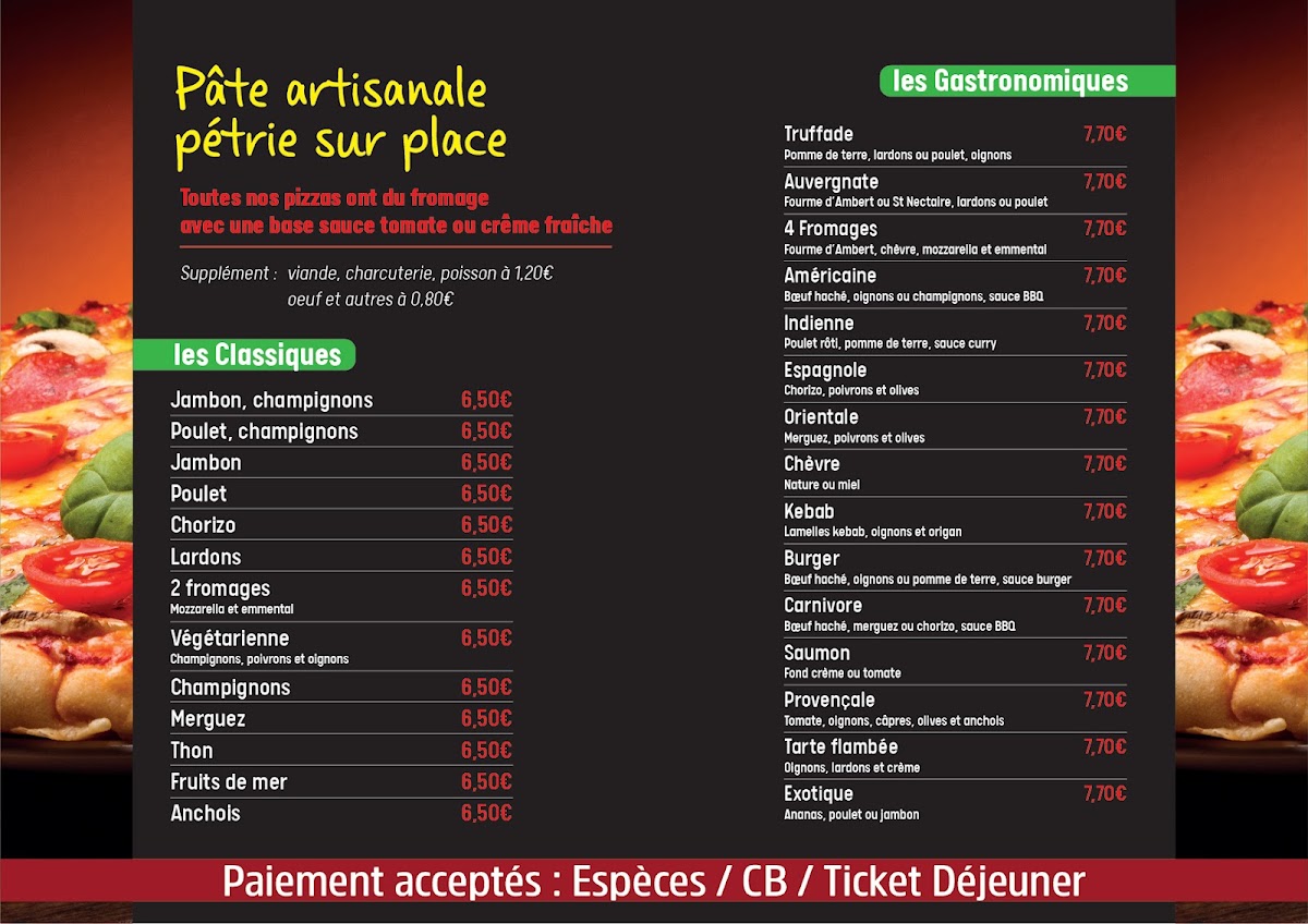 Menu Pizz'eco Clermont-Fd Centre Lafayette-1
