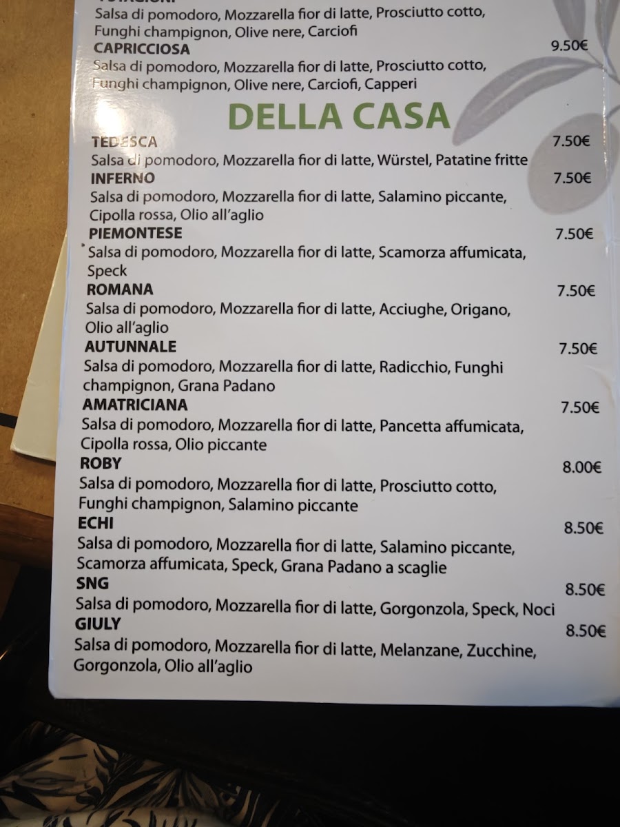 Menu Pizzeria Agli Olivi-1