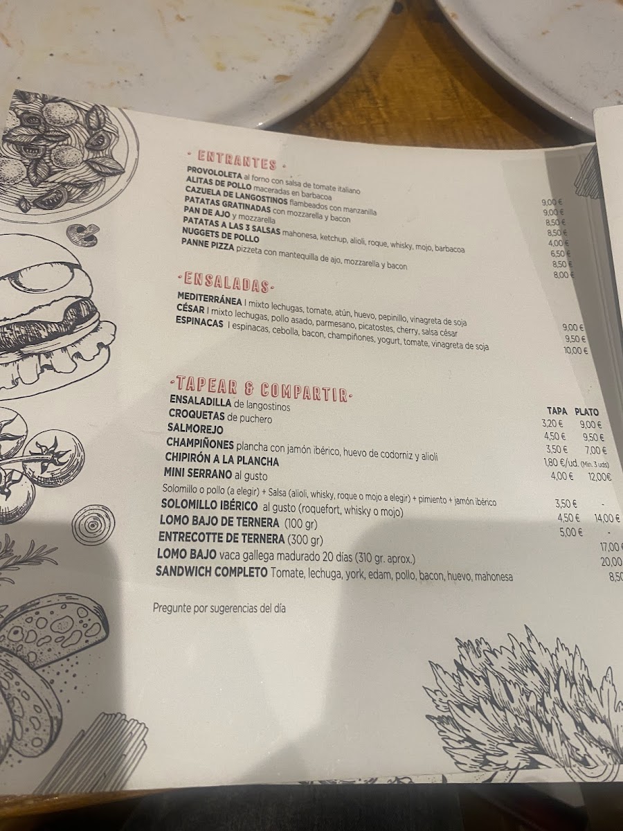 Menu Pizzeria Al Gusto Tapas (Porvenir)-3