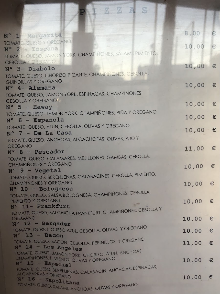 Menu Pizzería Alemana-1