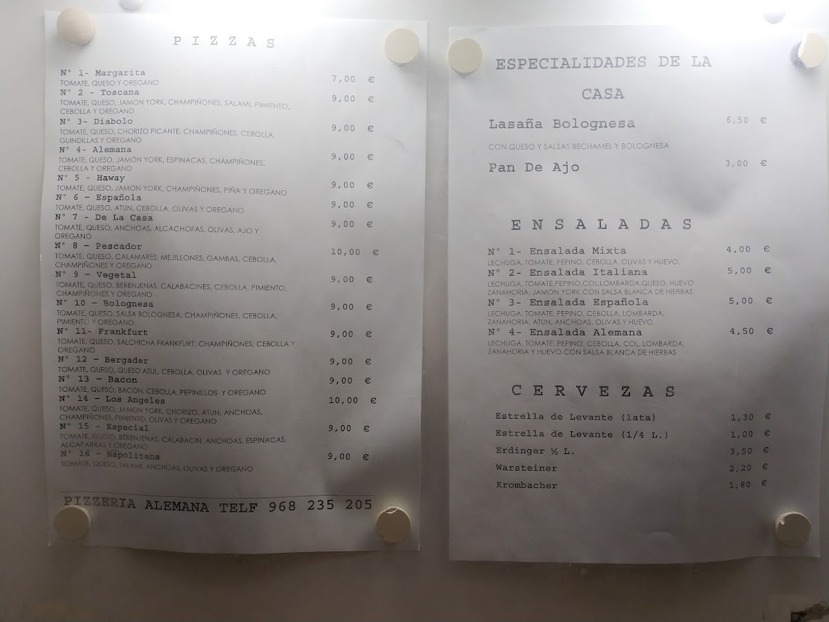 Menu Pizzería Alemana-4