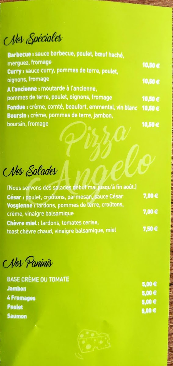 Menu Pizzeria Angelo-1