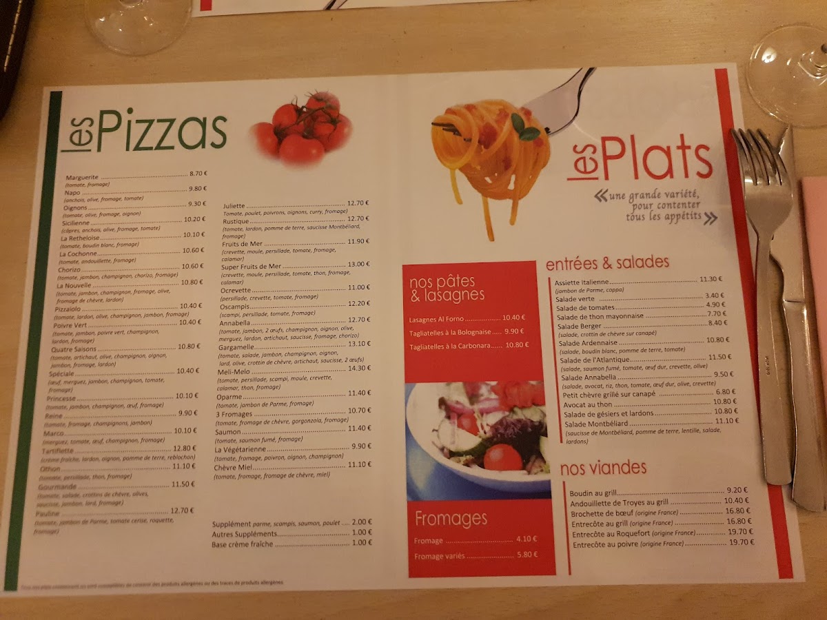 Menu Pizzeria Annabella-2