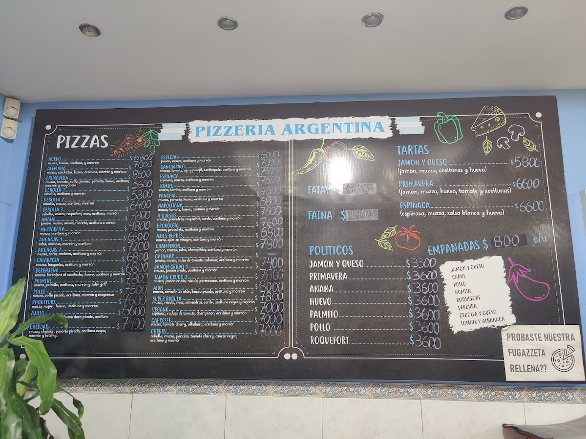 Menu Pizzería Argentina-1