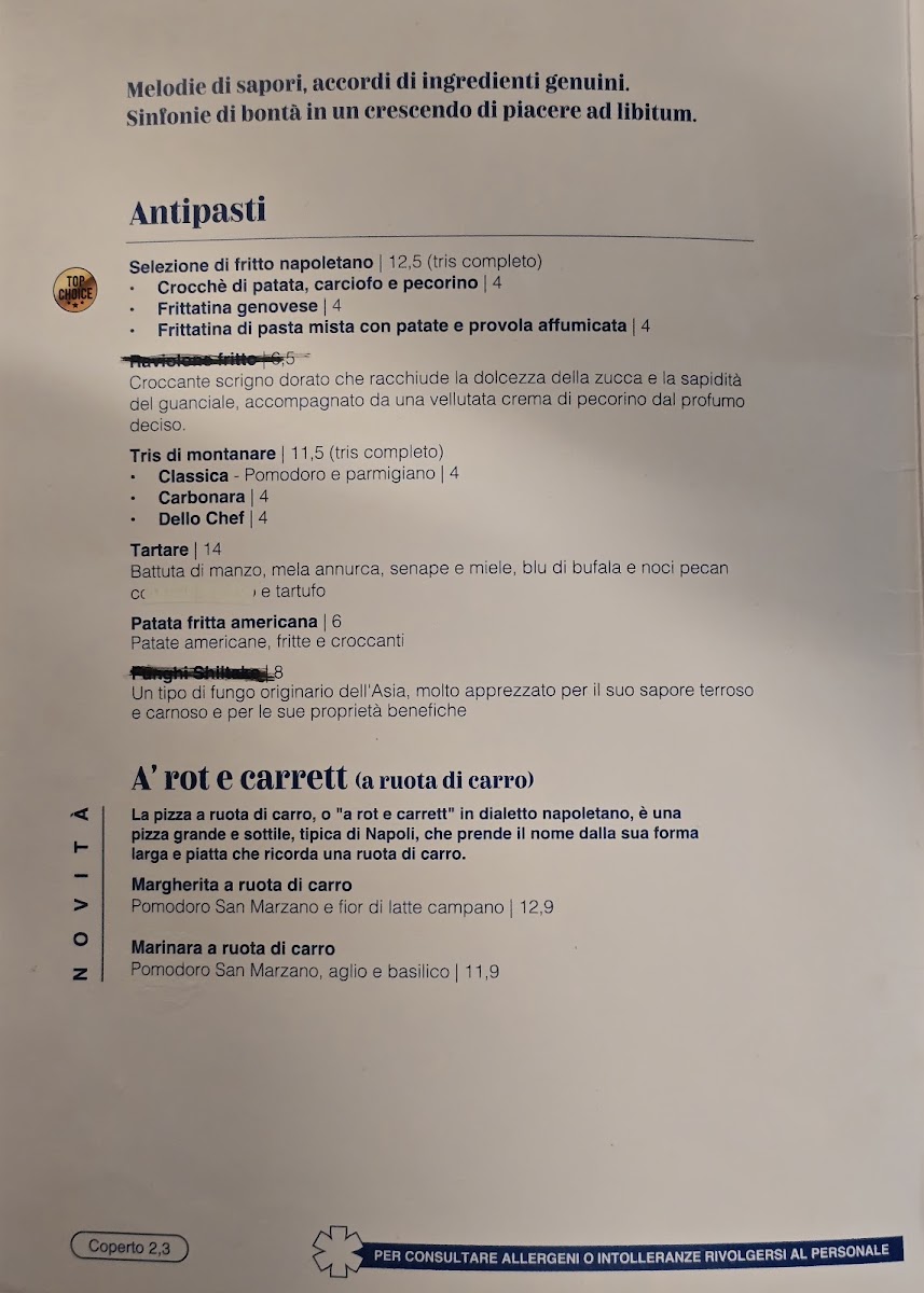 Menu Pizzeria Aria Pisa-2