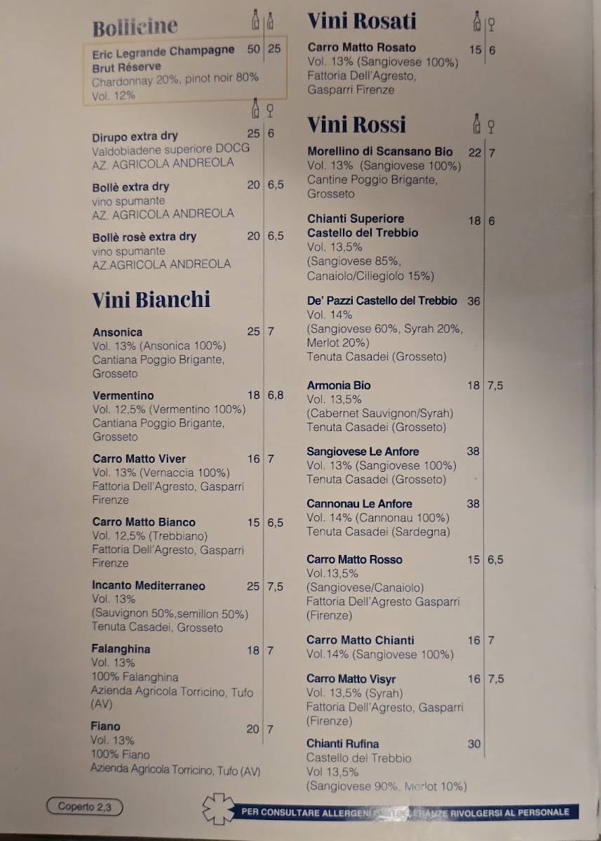 Menu Pizzeria Aria Pisa-5