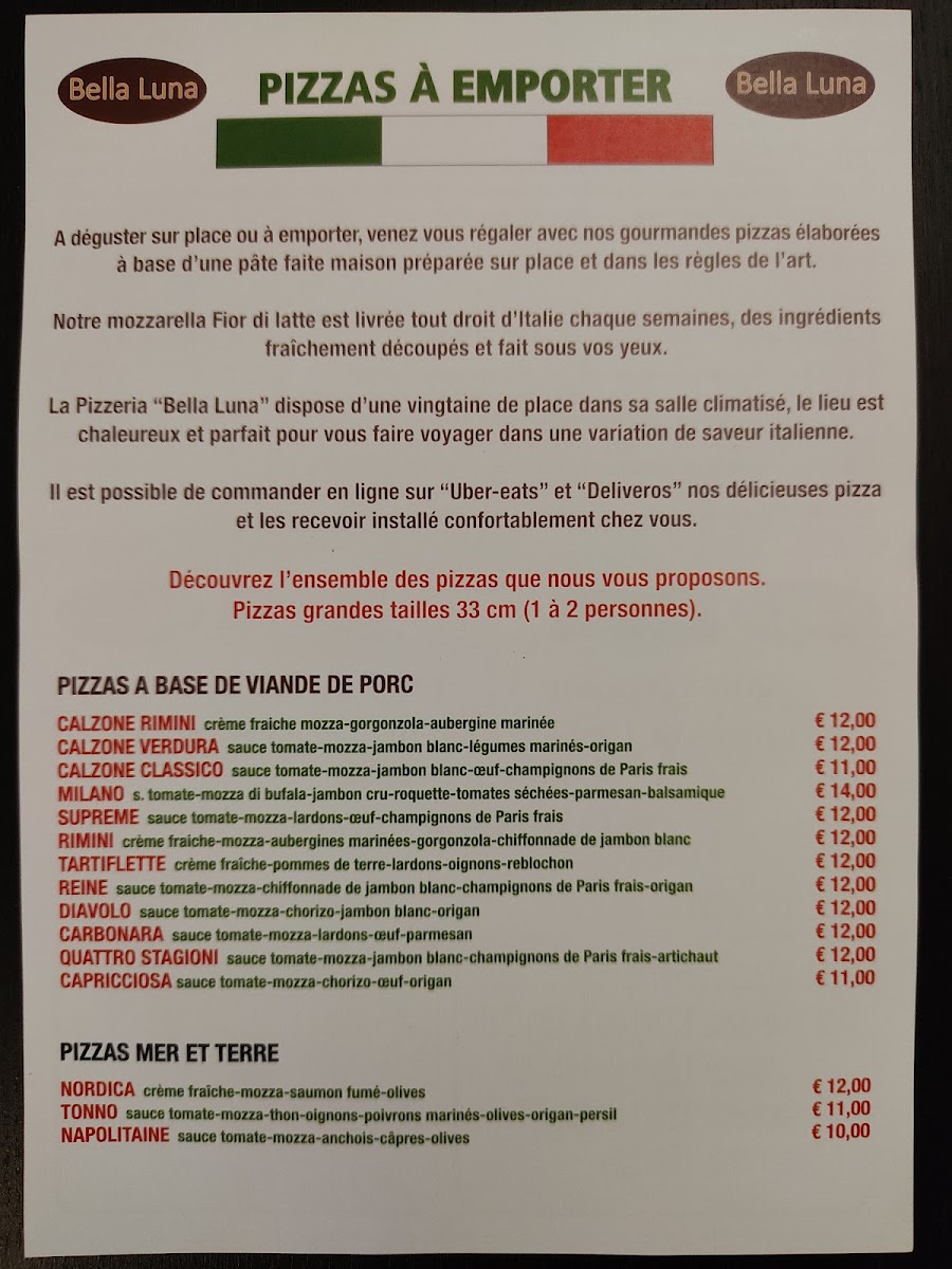 Menu Pizzeria Bella Luna-4
