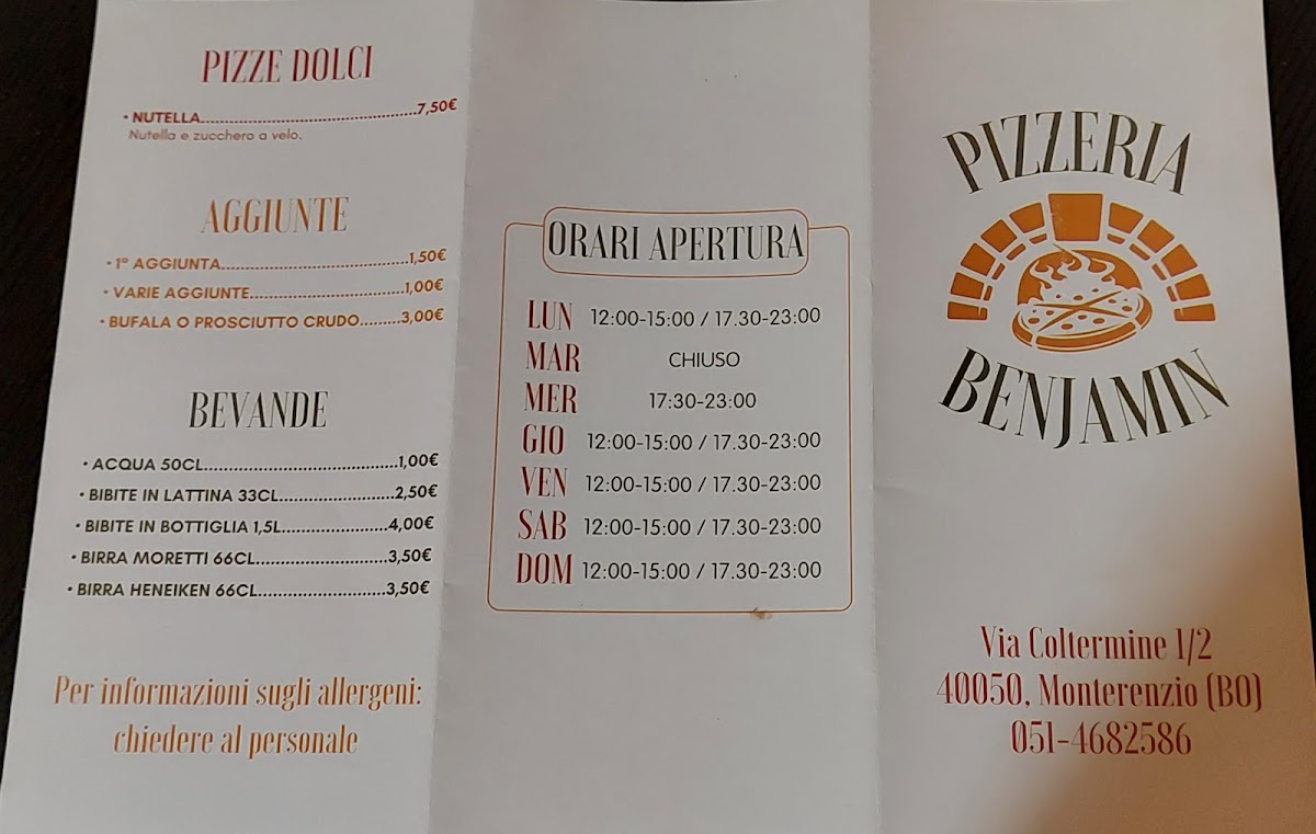 Menu Pizzeria Benjamin-3