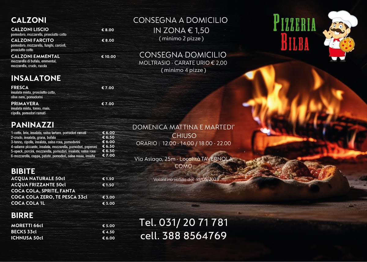 Menu Pizzeria Bilba-1