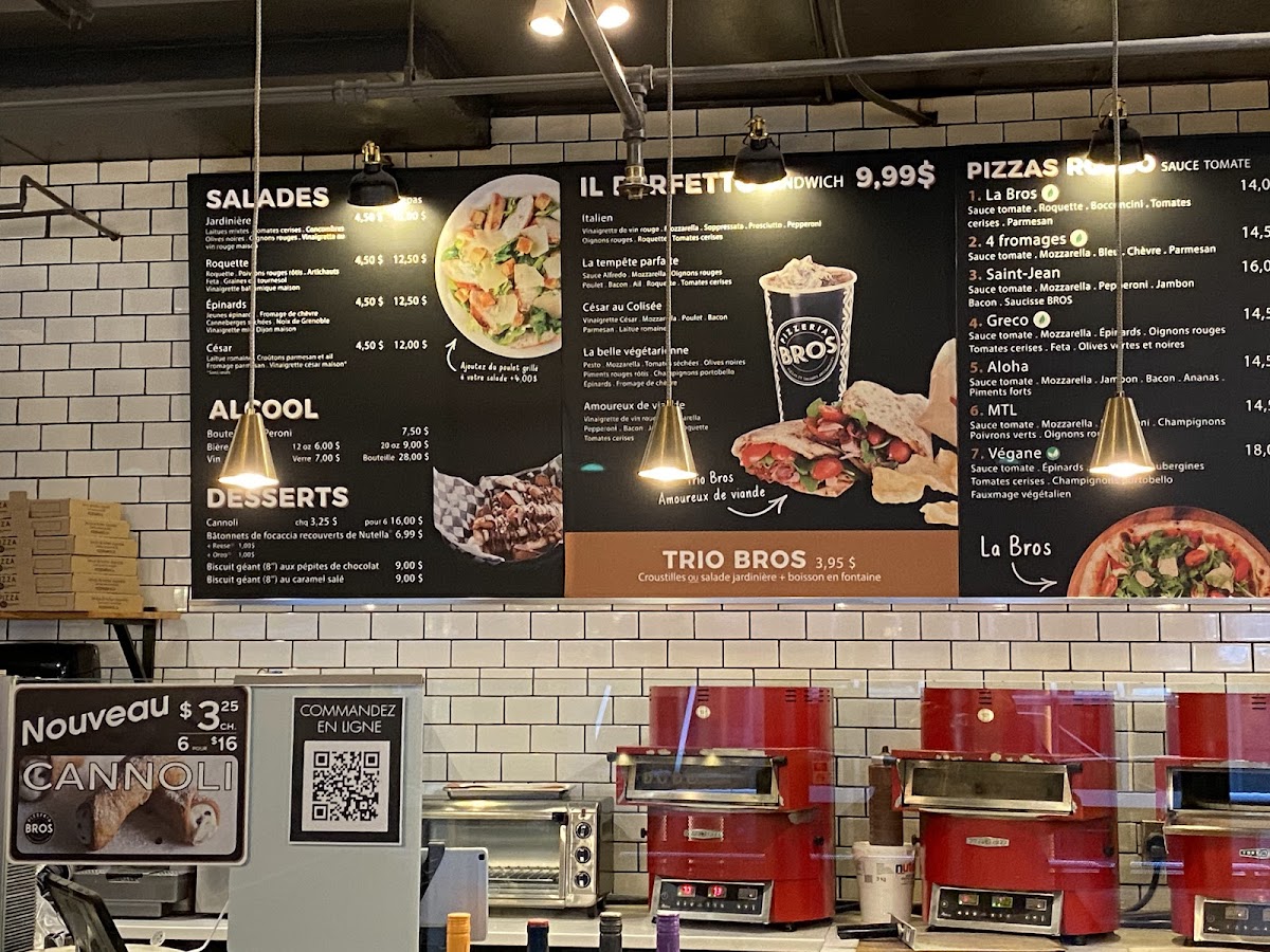 Menu Pizzeria Bros (Downtown)-2