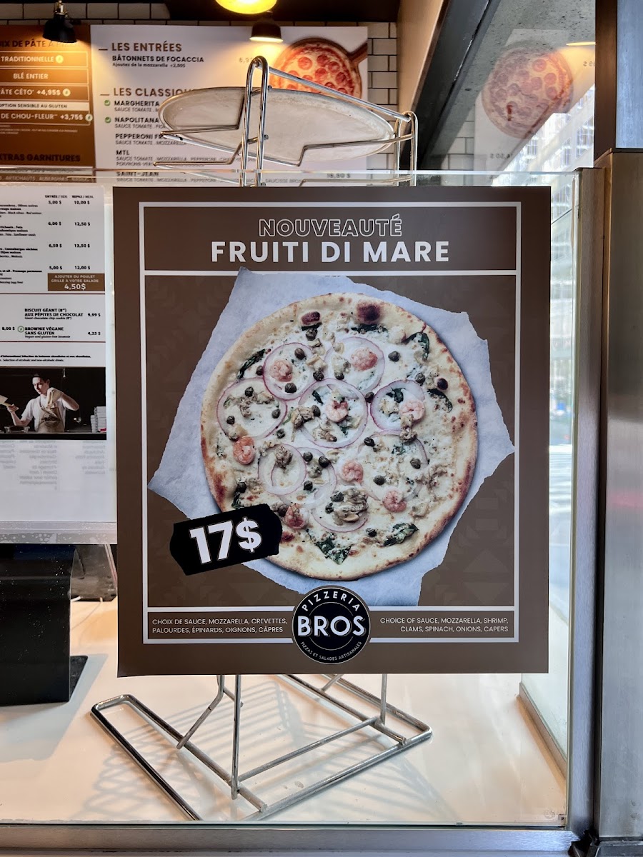 Menu Pizzeria Bros (Downtown)-4