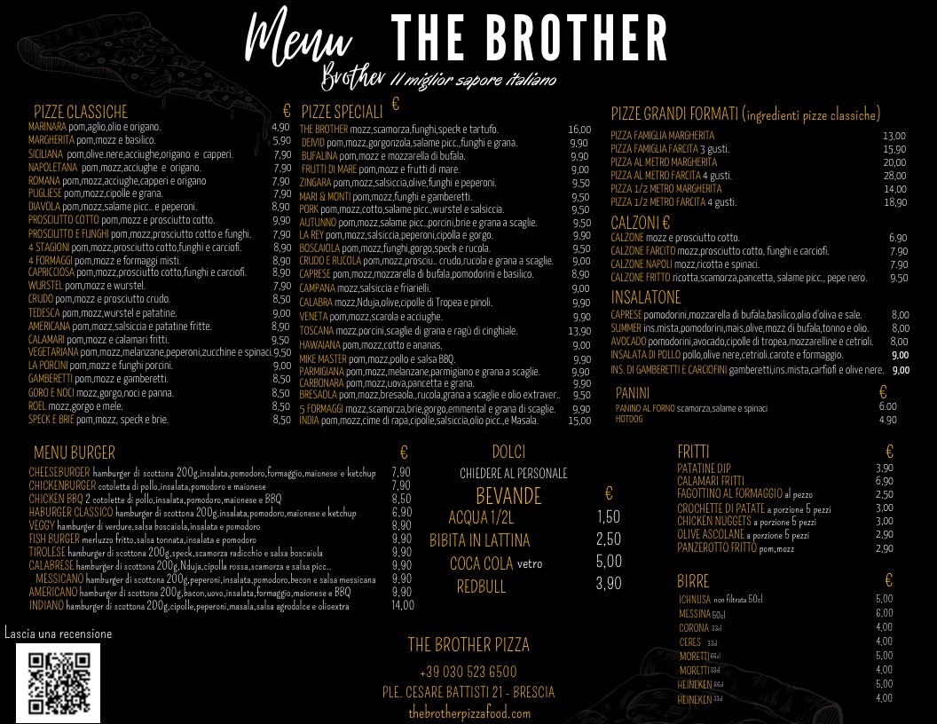 Menu Pizzeria Brothers-2