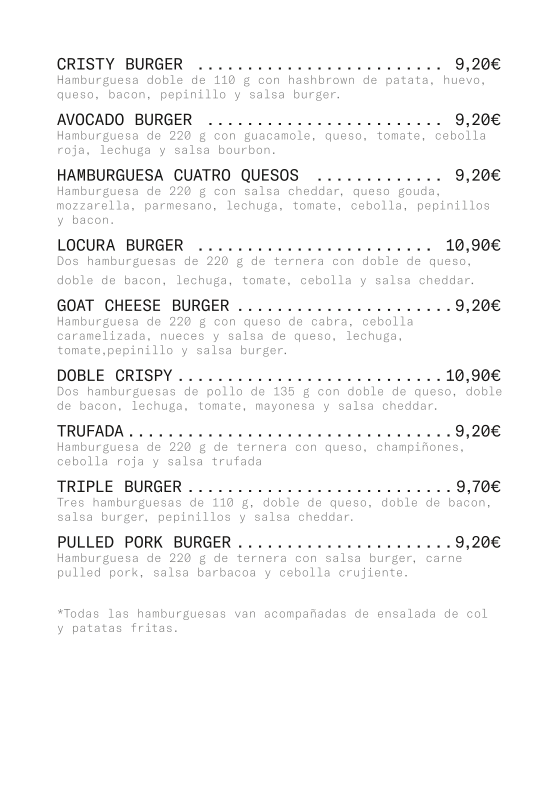 Menu Pizzería Burger Me Gusta-5