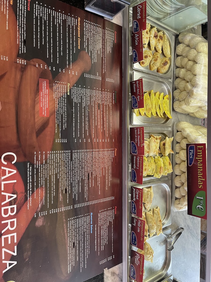 Menu Pizzería Calabreza En La Isleta - Las Palmas-5