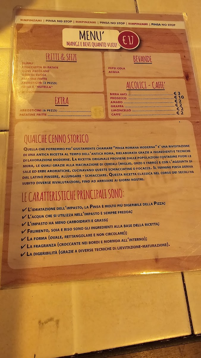 Menu Pizzeria Cinecittà - Rimpinzami-4