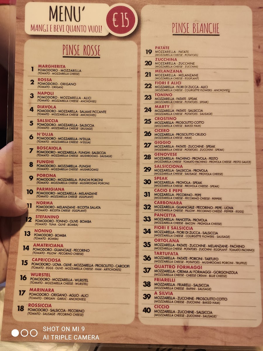 Menu Pizzeria Cinecittà - Rimpinzami-6
