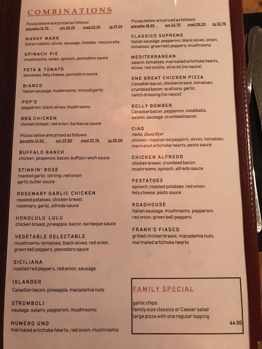 Menu Pizzeria Classico-7