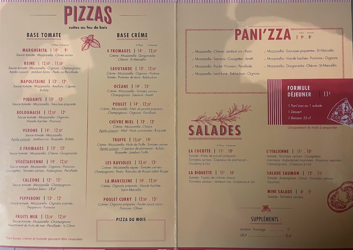 Menu Pizzeria Come A Casa-3