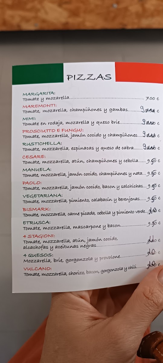 Menu Pizzeria Come Da Paolo-3