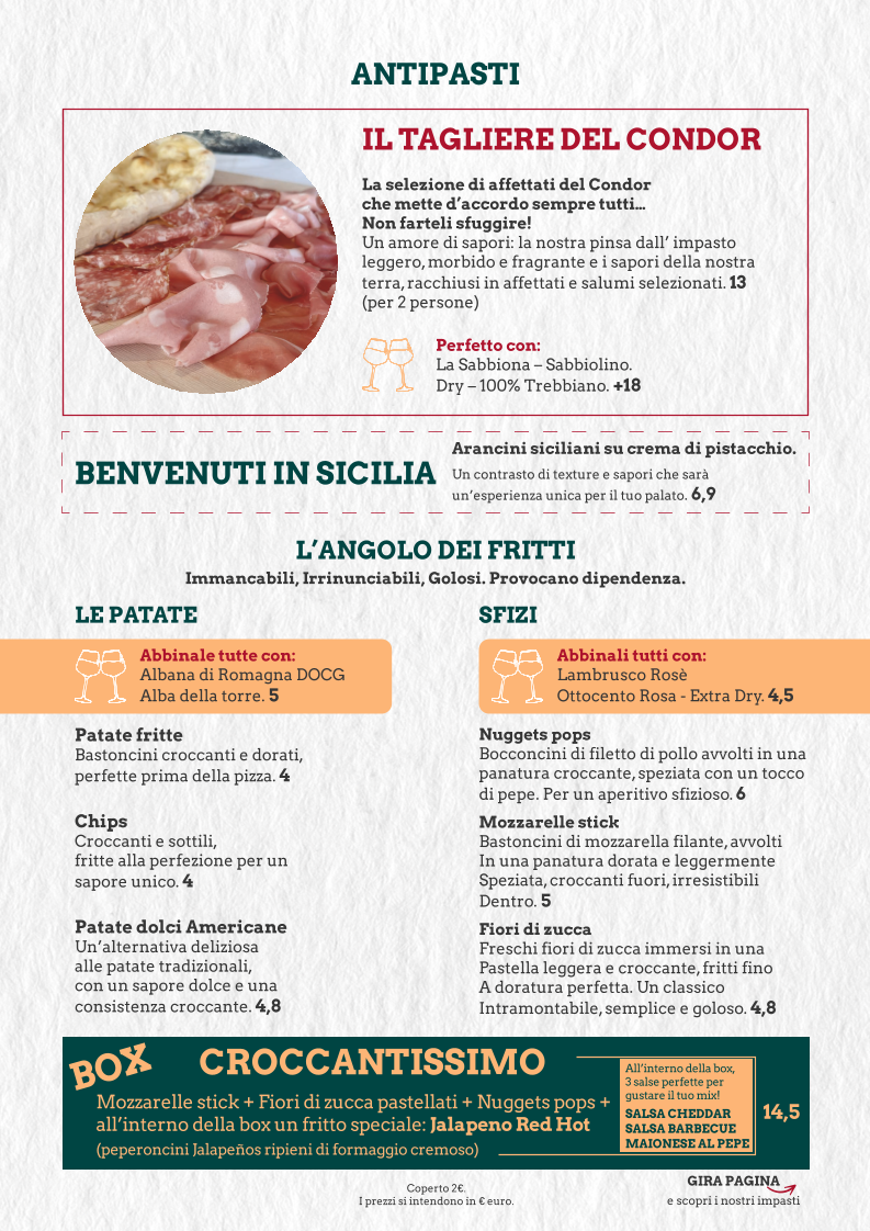 Menu Pizzeria Condor-3