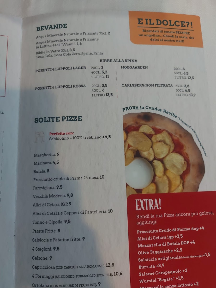 Menu Pizzeria Condor-9