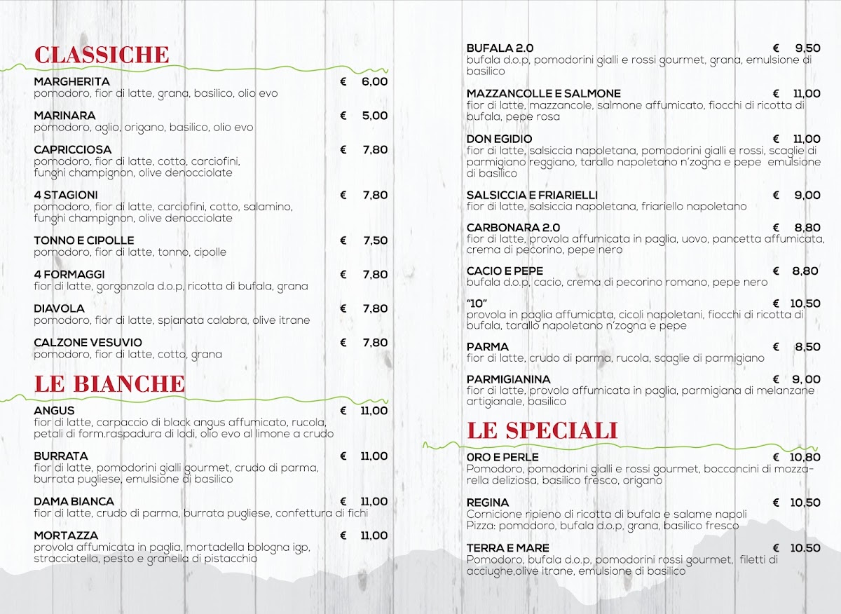 Menu Pizzeria D Asporto Lo Sfizio-1
