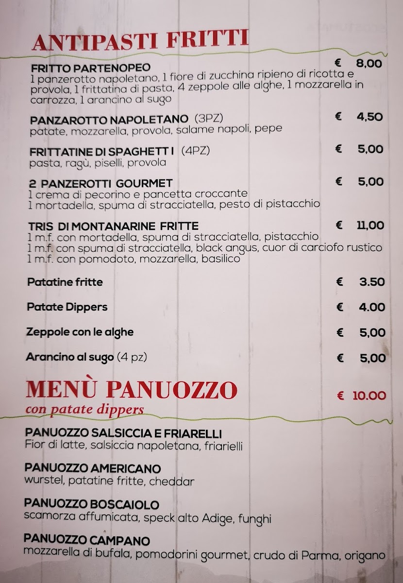 Menu Pizzeria D Asporto Lo Sfizio-7
