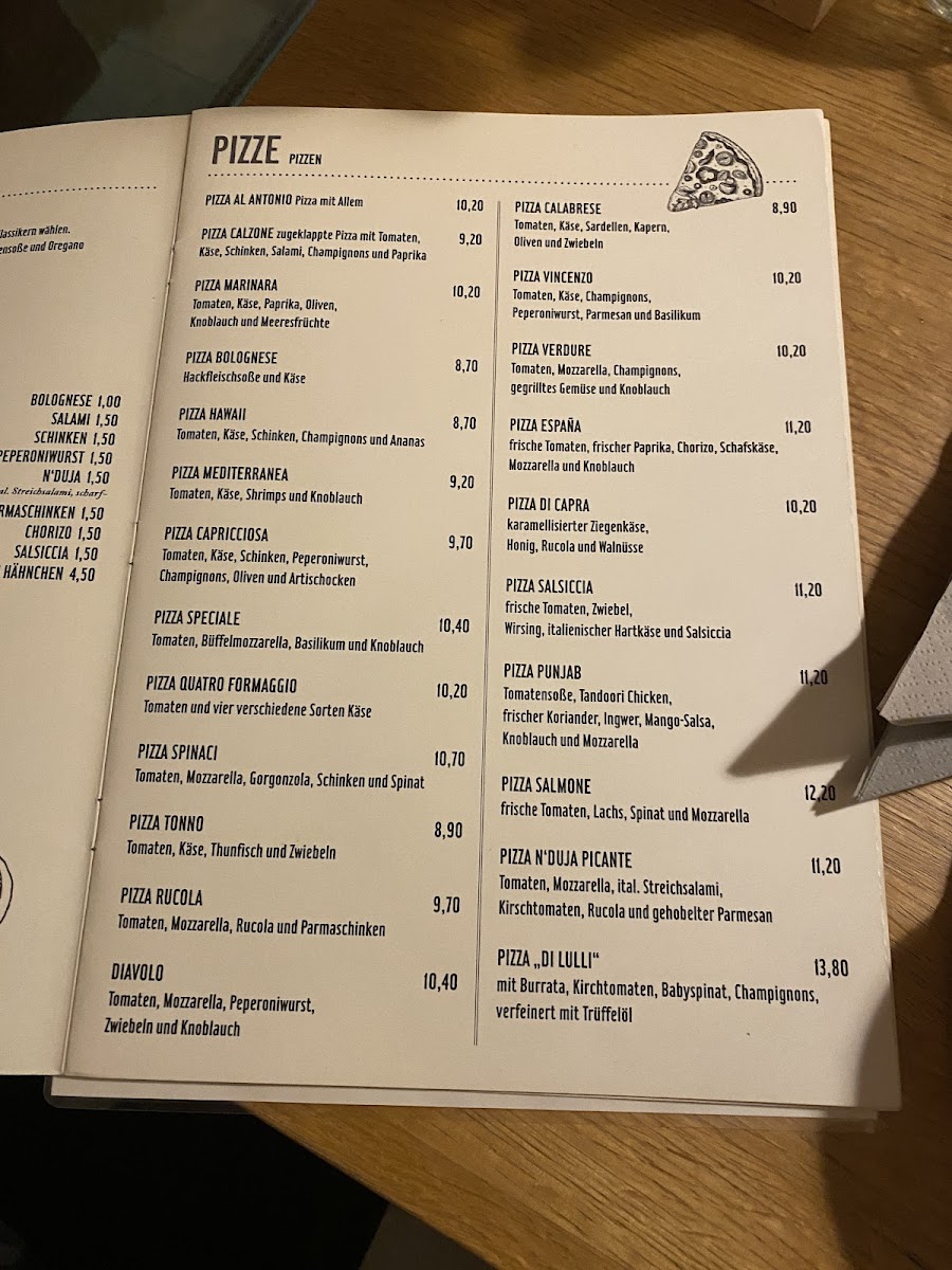Menu Pizzeria Da Antonio-8