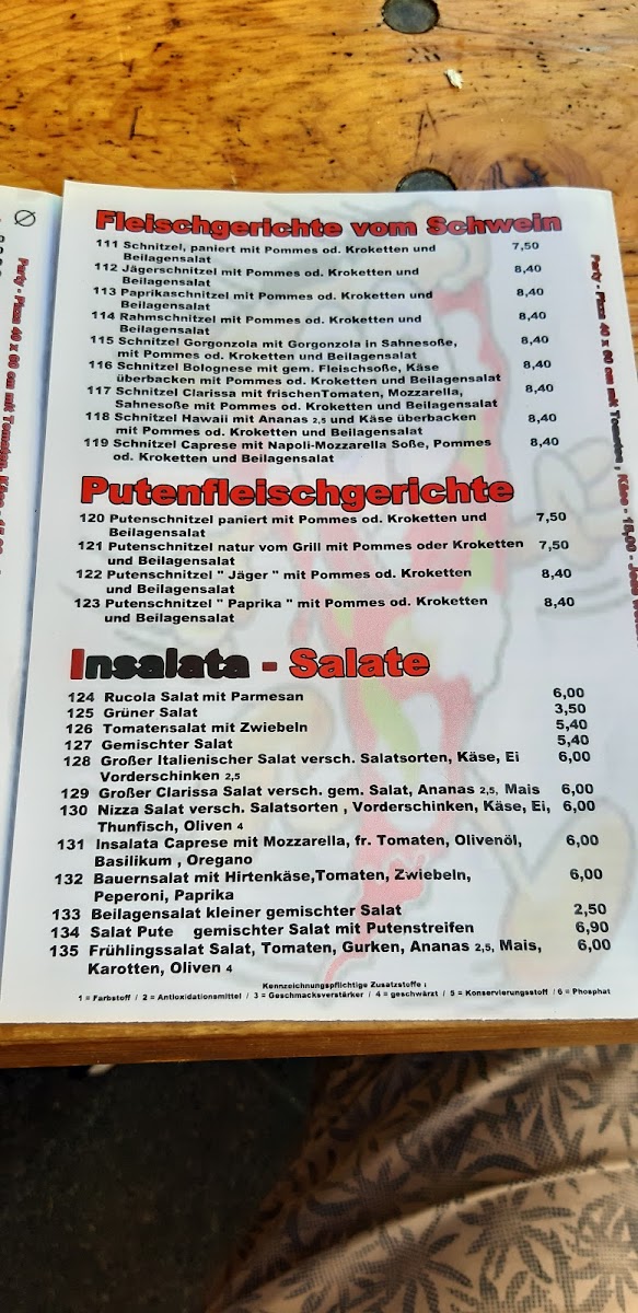 Menu Pizzeria Da Clarissa-10