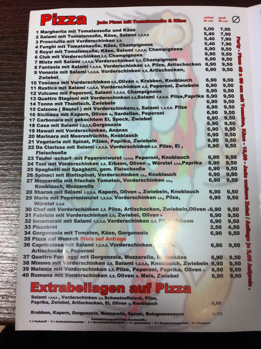 Menu Pizzeria Da Clarissa-2